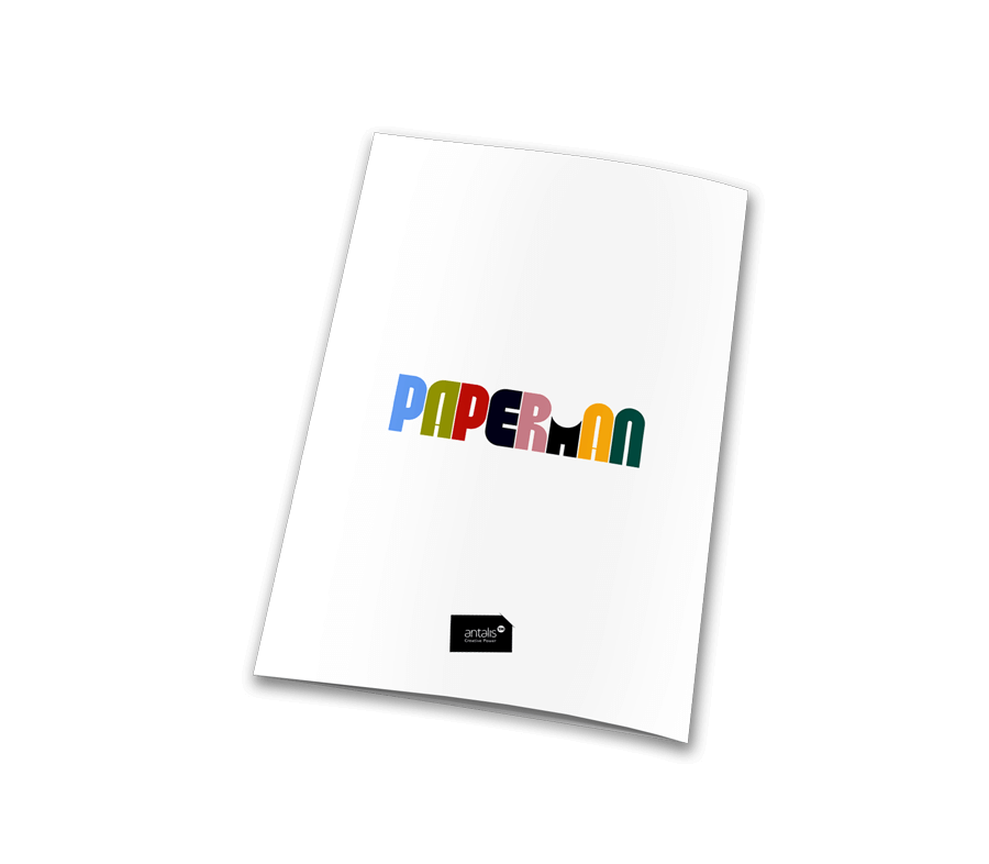 velvetmade Paperman minimal typographic magazine cover design